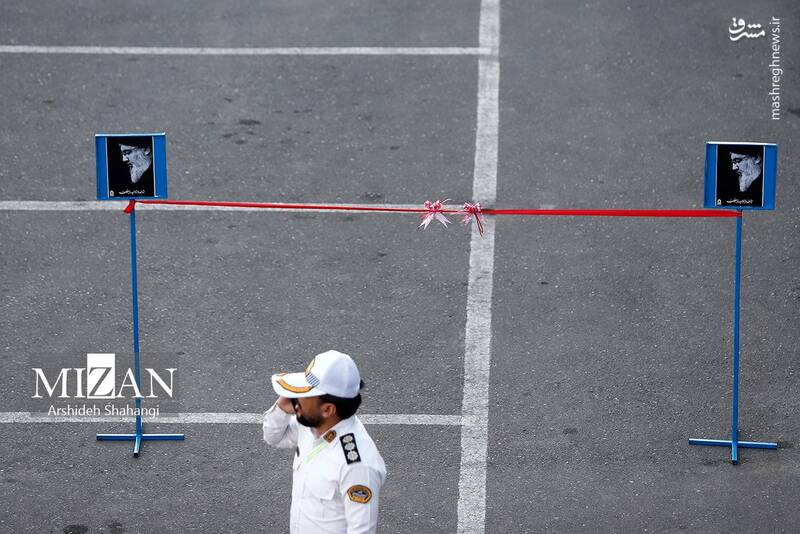 عکس/ آیین الحاق ۱۵۰ دستگاه موتورسیکلت به ناوگان پلیس راهور تهران