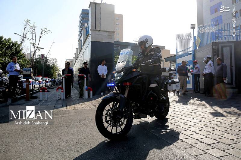 عکس/ آیین الحاق ۱۵۰ دستگاه موتورسیکلت به ناوگان پلیس راهور تهران
