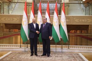 عکس/ دیدار قالیباف با رئیس جمهور تاجیکستان