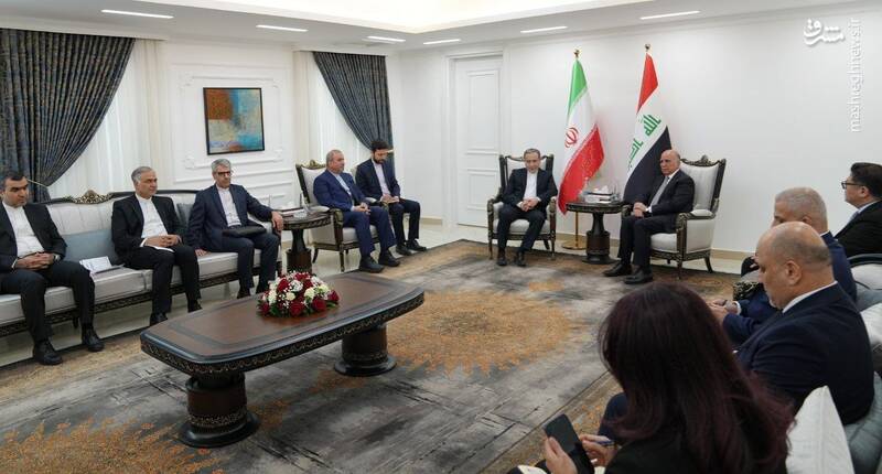 عکس/ دیدار وزرای خارجه ایران و عراق در بغداد