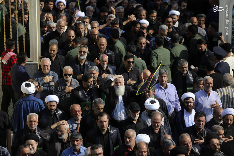 عکس/ دسته عزای خادمان حرم مطهر در روز شهادت حضرت معصومه(س)