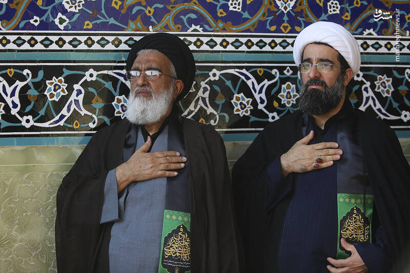 عکس/ دسته عزای خادمان حرم مطهر در روز شهادت حضرت معصومه(س)