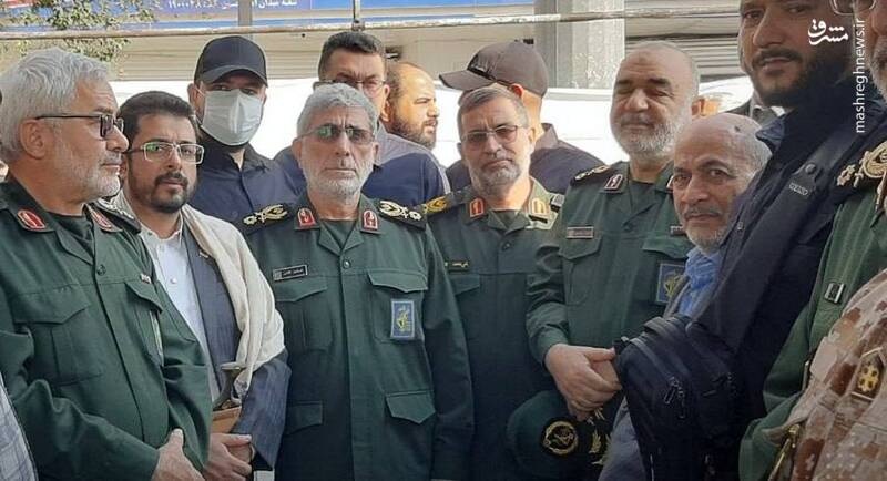 تشییع پیکر سردار نیلفروشان در تهران/ از حضور سردار قاآنی تا استقبال مردم از شهید القدس+ عکس و فیلم