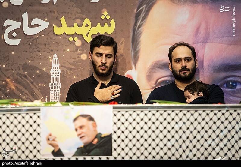 عکس/ وداعِ تهرانیها با شهید عباس نیلفروشان