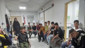 واژگونی مینی بوس حامل دانش آموزان سملقان