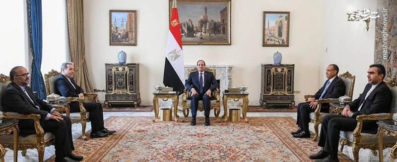 عکس/ دیدار عراقچی با السیسی در قاهره