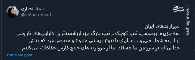 انصاری: ما از مرواریدهای خلیج فارس حفاظت میکنیم