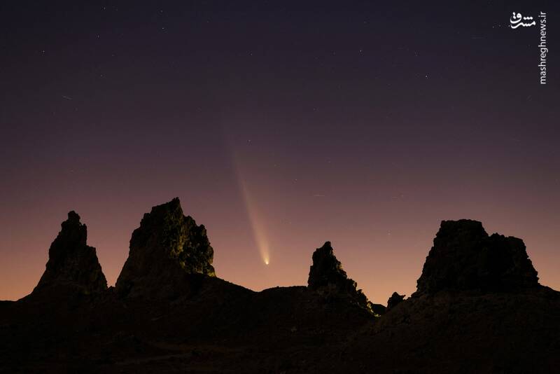 عکس/ "ستاره دنباله دار قرن" ۲ دنباله دارد!