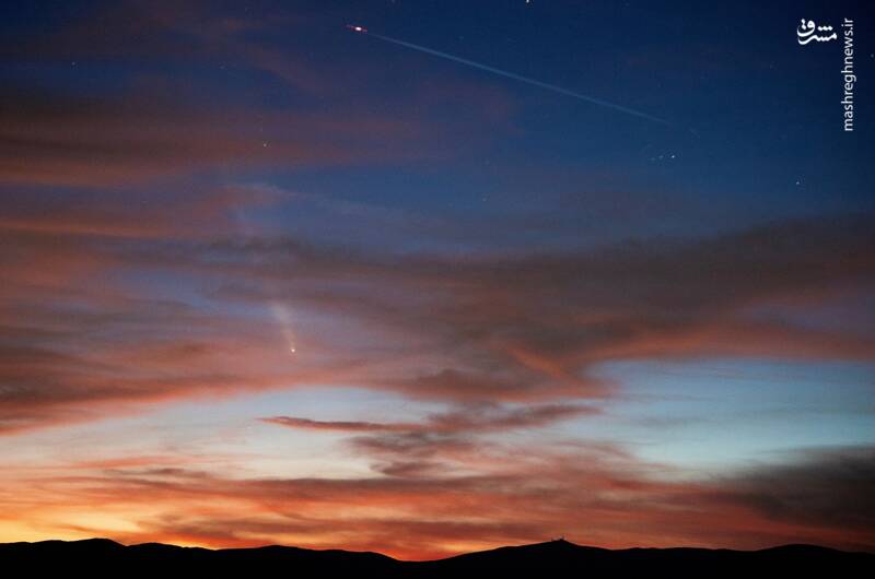 عکس/ "ستاره دنباله دار قرن" ۲ دنباله دارد!