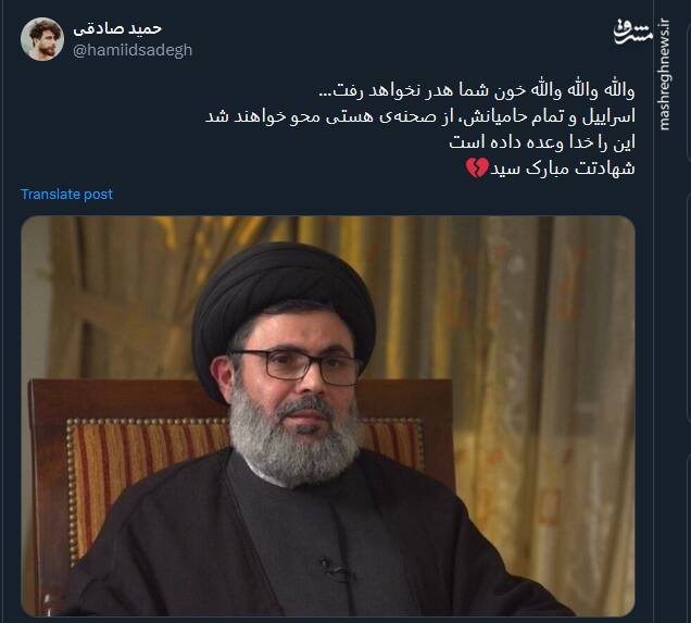 کاربران درباره شهید سید هاشم صفیالدین چه نوشتند؟