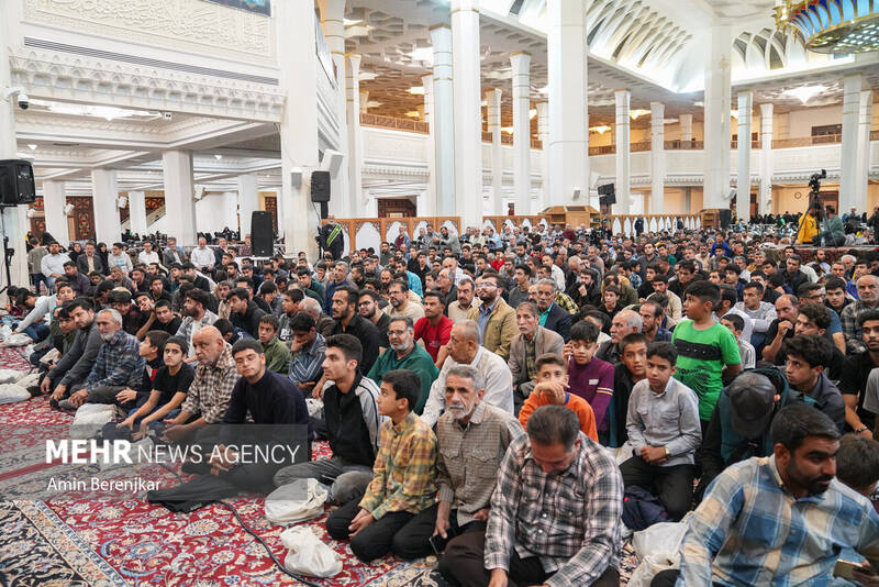 مراسم بزرگداشت سالروز شهادت شهدای حادثه حمله تروریستی به حرم حضرت شاهچراغ(ع)