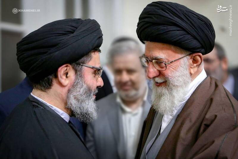 تصاویر تازه منتشر شده از دیدار شهید صفی الدین با رهبر انقلاب