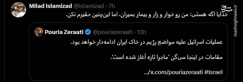 پاسخ کاربران به یک مزدور فارسی زبان