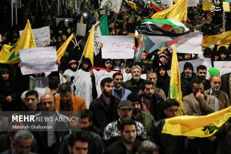 تجمع مردم مشهد تجمع مردم مشهد