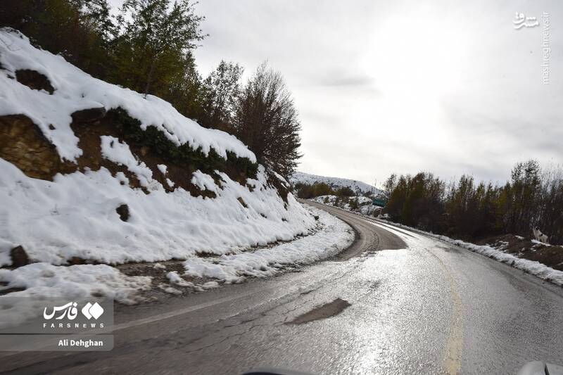 عکس/ نخستین برف پاییزی در گلستان