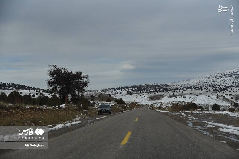 عکس/ نخستین برف پاییزی در گلستان