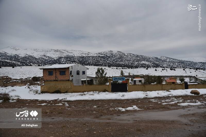عکس/ نخستین برف پاییزی در گلستان