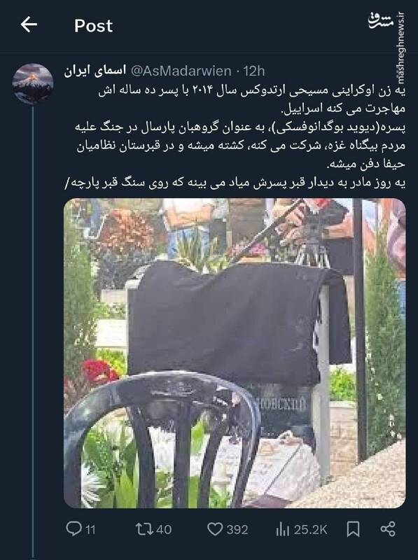 اسرائیل حتی به قبر کسی که براشون جنگیده هم رحم نمیکند +عکس