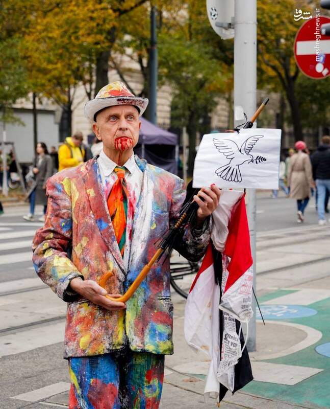 عکس/ تظاهرات حمایت از غزه و لبنان در اتریش