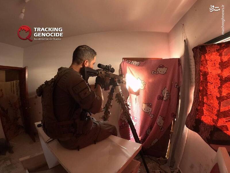 مهندس نرمافزار مایکروسافت به عنوان تکتیرانداز علیه مردم غزه! +عکس