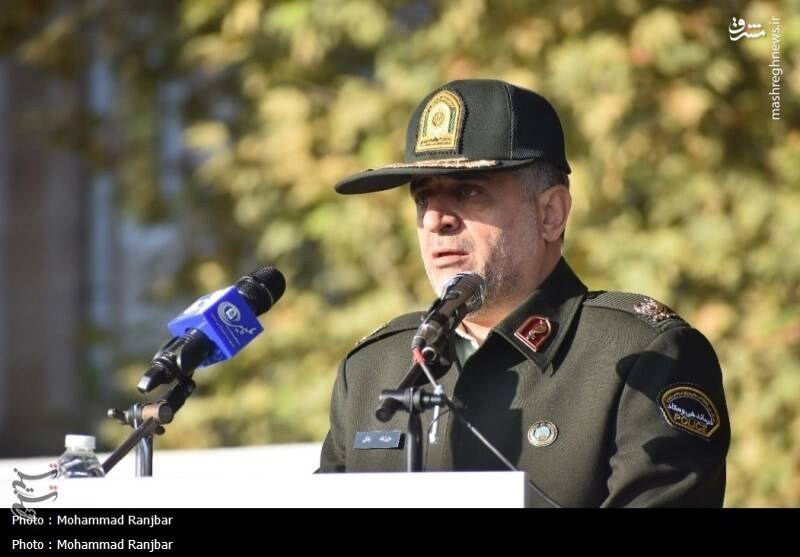 عکس/ وداع مردم گیلان با ۲ شهید امنیت