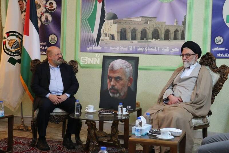 عکس/ حضور وزیر اطلاعات در دفتر حماس در تهران