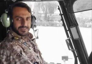 خلبان سانحه هلیکوپتر در زریندشت فارس به شهادت رسید