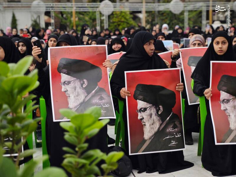 به روایت تصویر/ برگزاری مراسم چهلمین سالروز شهادت سیدحسن نصرالله در کربلا