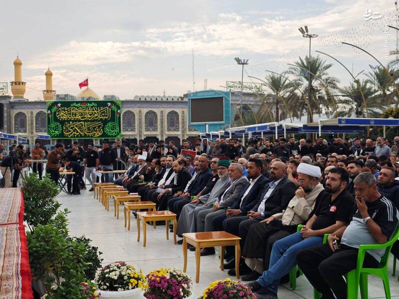به روایت تصویر/ برگزاری مراسم چهلمین سالروز شهادت سیدحسن نصرالله در کربلا