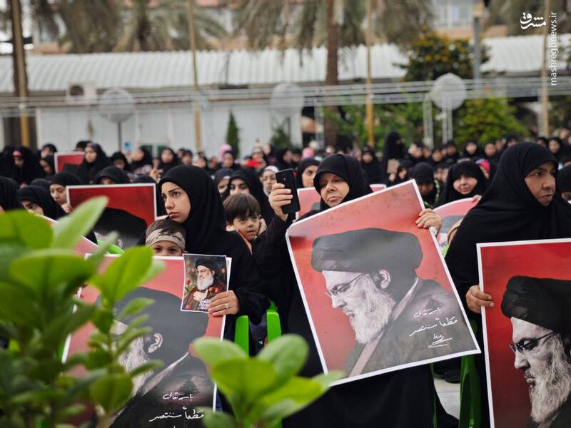 به روایت تصویر/ برگزاری مراسم چهلمین سالروز شهادت سیدحسن نصرالله در کربلا