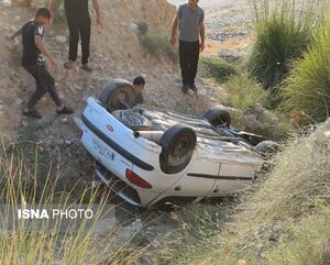 مرگ  ۲ جوان گچسارانی بر اثر سقوط خودرو به دره