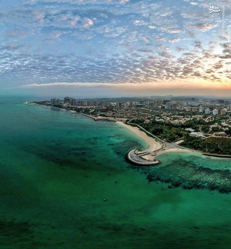 کیش، جزیرهای مرجانی درمیان آبهای نیلگون خلیج فارس +تصویر