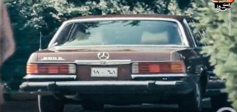 فرمانده سپاهی سوار بر مرسدس بنز ۲۸۰! +عکس