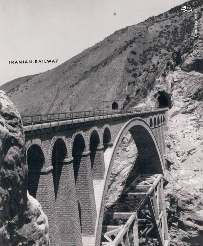 دو تصویر با فاصله حدود ۹۰ سال از پل ورسک