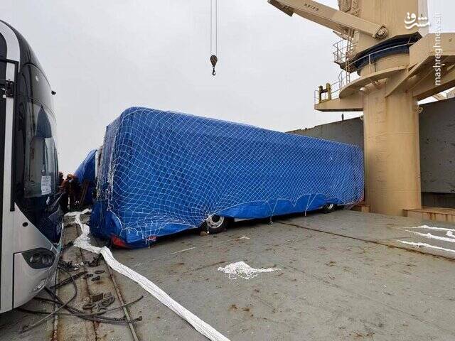 اتوبوسهای چینی در راه تهران +عکس