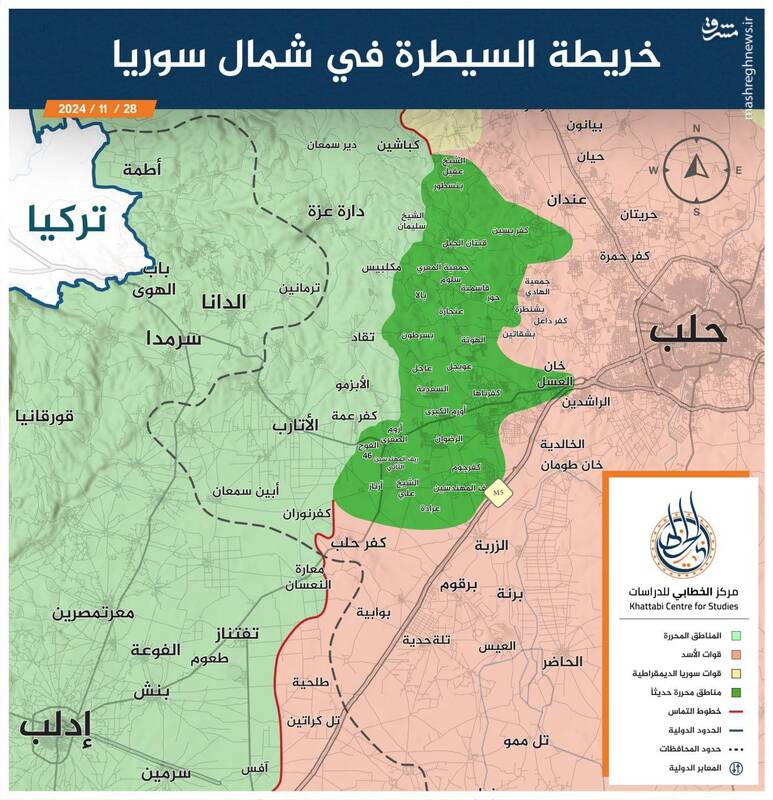 آیا خطر سقوط شهر حلب را تهدید می‌کند؟ / کشته شدن بیش از ۱۵۰ تروریست تکفیری با آتش سنگین ارتش سوریه/ ضد حمله بزرگ برای آزادسازی غرب حلب در راه است +نقشه و تصاویر