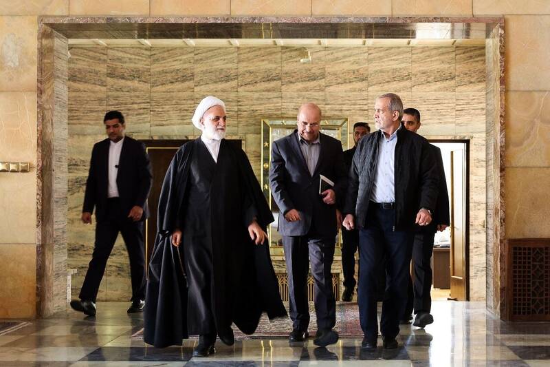 تصاویر/ نشست مشترک سران قوا به میزبانی رئیسجمهور