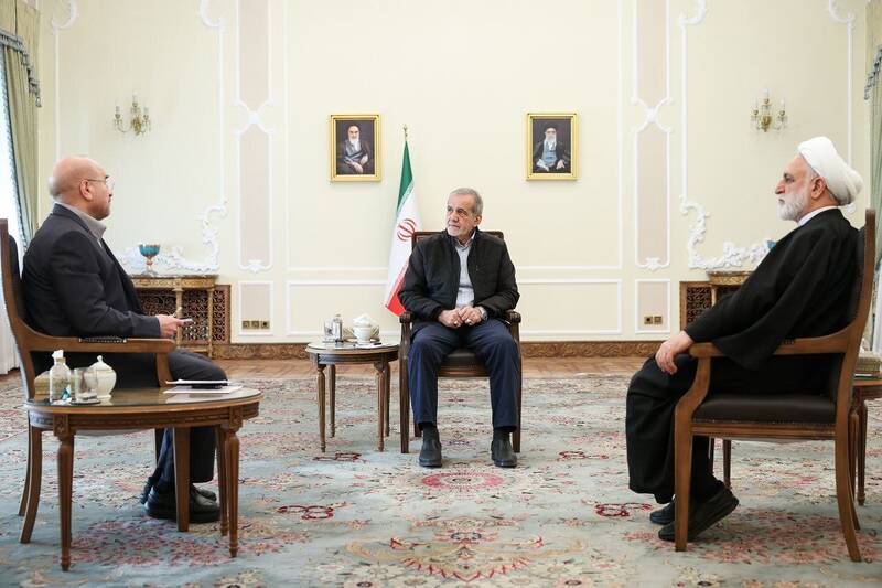 تصاویر/ نشست مشترک سران قوا به میزبانی رئیسجمهور