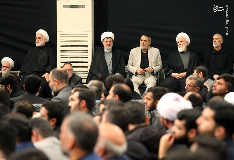 عکس/ اولین شب مراسم عزاداری حضرت زهرا (س) با حضور رهبر انقلاب
