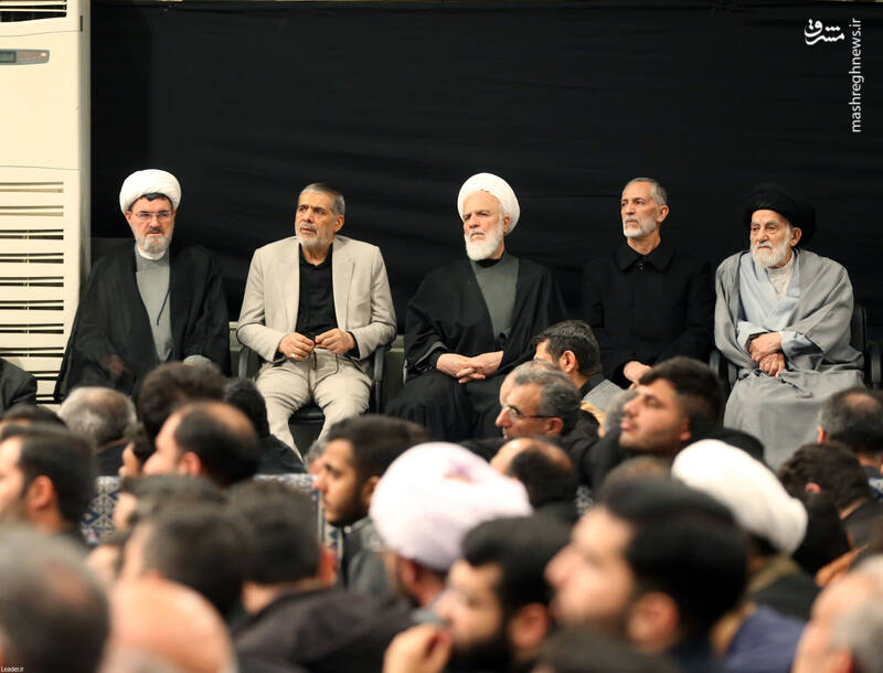 عکس/ اولین شب مراسم عزاداری حضرت زهرا (س) با حضور رهبر انقلاب