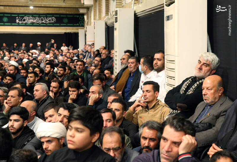 عکس/ اولین شب مراسم عزاداری حضرت زهرا (س) با حضور رهبر انقلاب