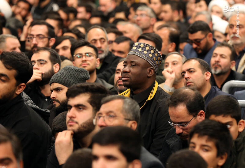 عکس/ اولین شب مراسم عزاداری حضرت زهرا (س) با حضور رهبر انقلاب