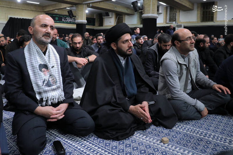 عکس/ اولین شب مراسم عزاداری حضرت زهرا (س) با حضور رهبر انقلاب