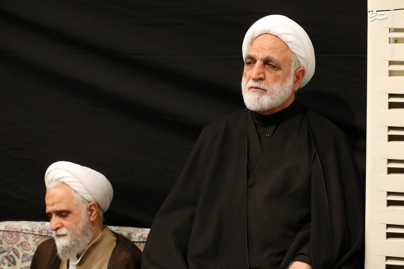 عکس/ اولین شب مراسم عزاداری حضرت زهرا (س) با حضور رهبر انقلاب