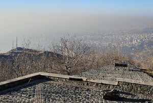 آلودگی شدید شهر تهران از نمای کلکچال