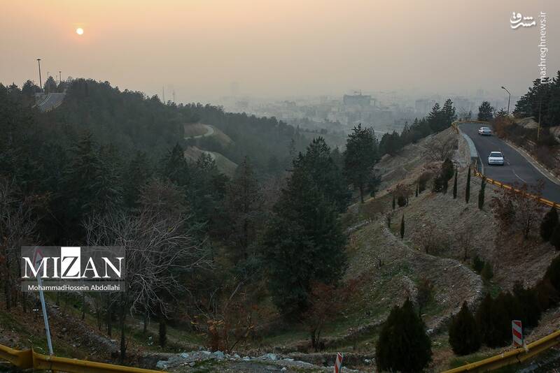 عکس / تهران غرق دود 10
