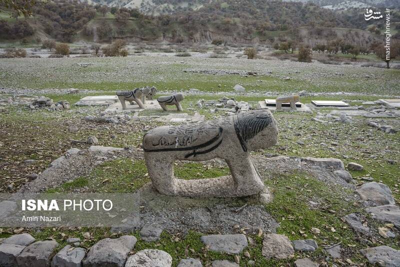 عکس / قبرستان شیرسنگی دورک دزفول 13