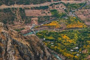 نمایی دیدنی از روستای سلین کردستان