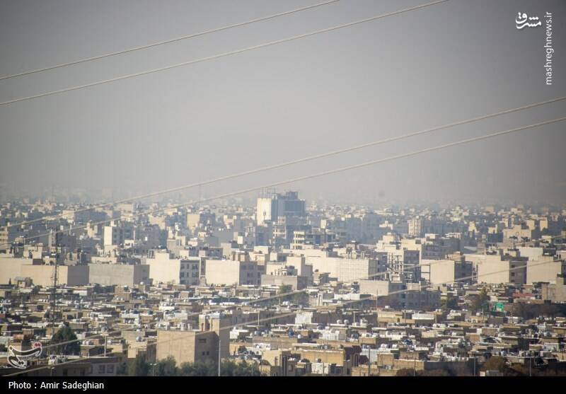 عکس/ آلودگی هوای شیراز