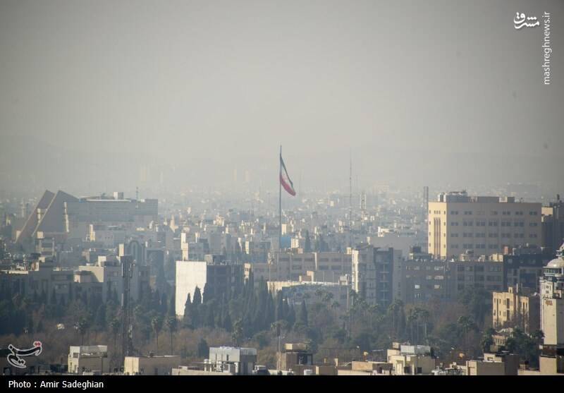 عکس/ آلودگی هوای شیراز